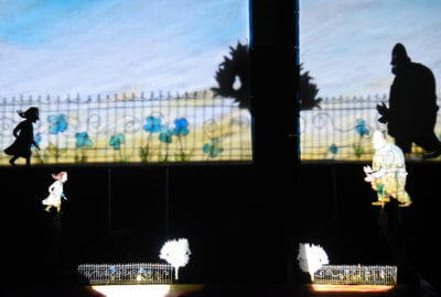 Lila et son ami Rien en théâtre d'ombres par le Teatro Gioco Vita